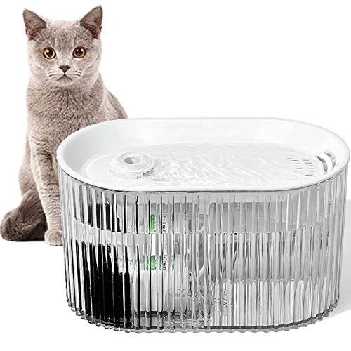 Fuente de agua para gato y perro pequeña 1.35L silenciosa