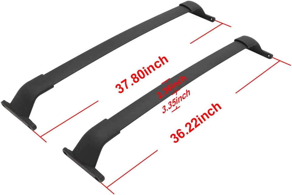 Exсluѕіvе Dіѕсоunt 60% Prісе Kingcher 2 Pieces Cross Bars Fit for 2017 2018 2019 2020 2021 2022 Nissan Kicks Black Baggage Luggage Roof Rack Crossbars