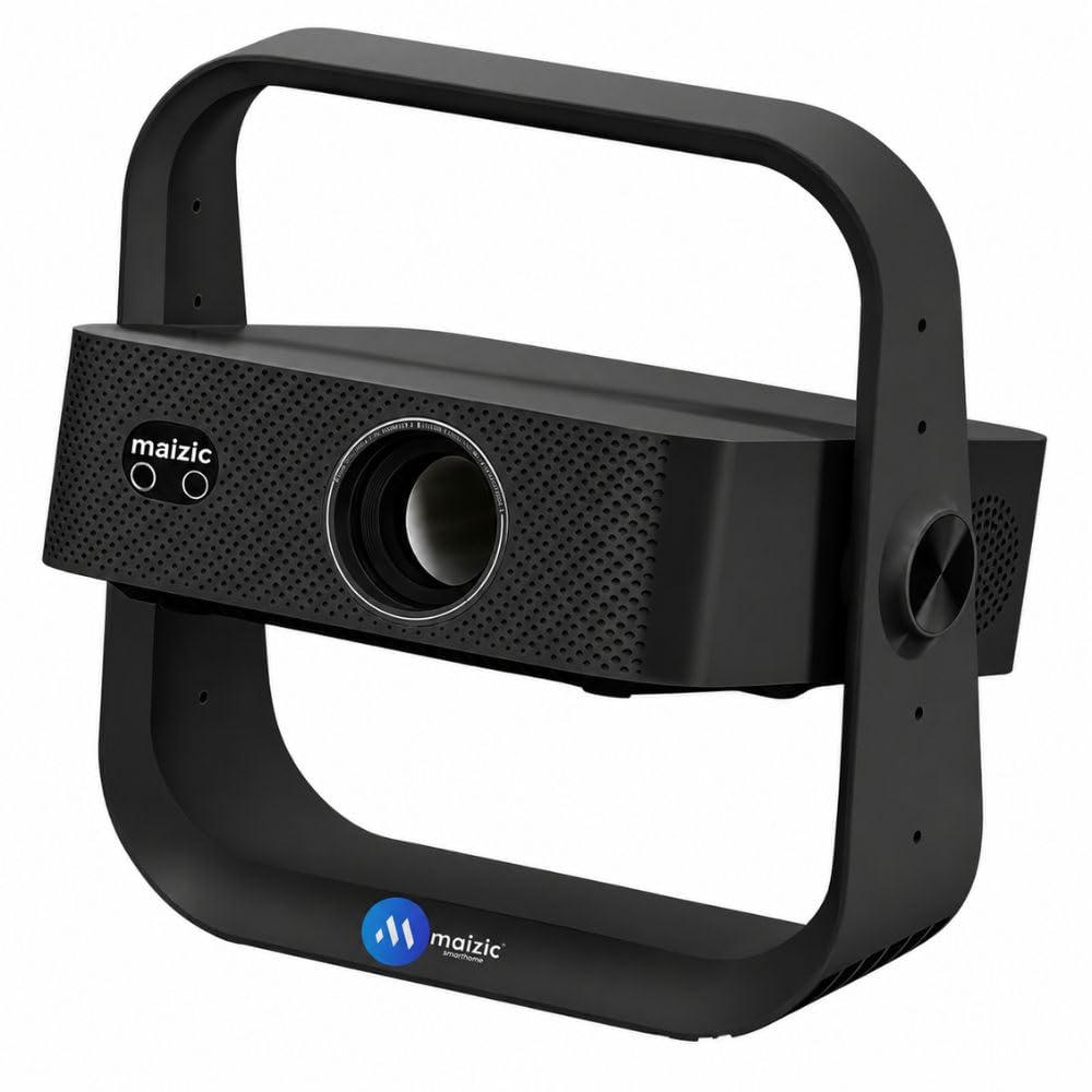 Maizic Black Lumora Android 12 Smart Projector | Auto Focus, Auto Keystone, 5000 Lumens, 4K Support, Dual WiFi, Bluetooth 5.3, 34-200 Inch Home Theater Projector-image-18
