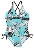 Gossip Girl Big Girls' "Surf Sister" One Piece Swim Suit,Aqua,12