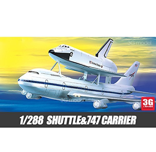 Maquette US space shuttle et 747 loaders Academy 1/288 US-12708