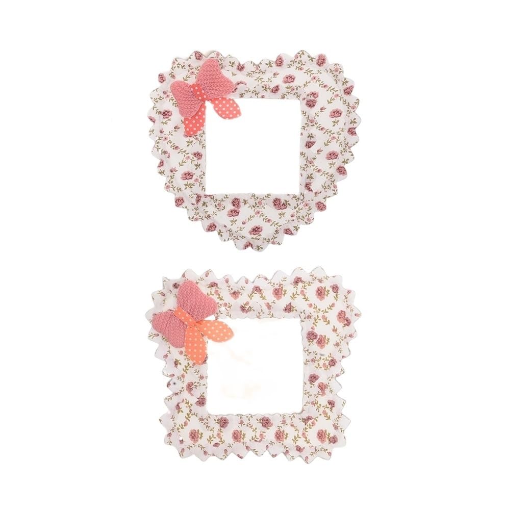 Autocollants floraux elegants pour couvercle interrupteur en dentelle fine 6pcs