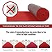 HOMBYS 450 GSM Extra Thick 3x10 ft Red Carpet Runner for Partys & Events, Heavy-Duty Felt Aisle Runway Rug for Steps, Prom Proposal & Wedding Ceremony Decorations, Hollywood Oscars for VIP Awards