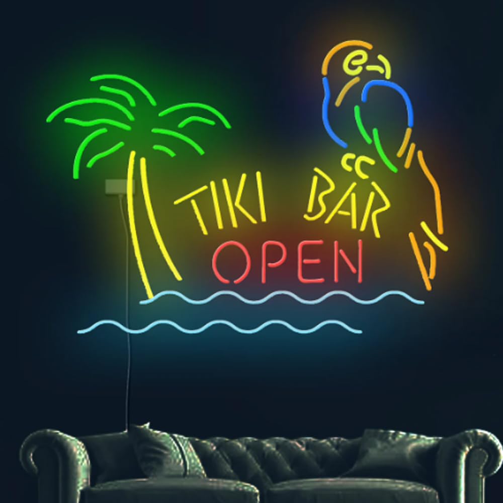 LED signe barre enseignes au néon boissons lumières LED Tiki Bar mur décoratif lampes de nuit décoration de fête lumière USB luminosité réglable