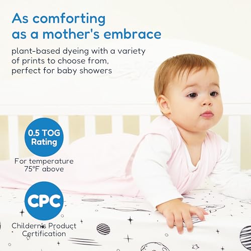 Image of TotAha Sleep Sack 15-18-24 Months 0.5 TOG, Lightweight Summer Sleeping Sacks, Soft Babies Wearable Blanket with 2-way Zipper for Girl 3-Pack, 0.5 TOG