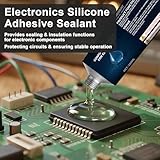 1DFAUL 100ml Conformal Coating for Electronics, Silicone Conformal Coating Insulating Sealant, Waterproof, Dust& Moisture Resistant, for Reliable Electronic Components Protection