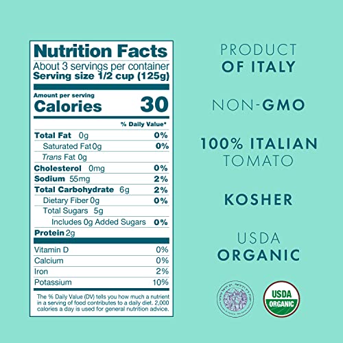 Cipriani Food Pomodoro Organic Tomato Sauce - Marinara Pasta Sauce With Mareman Tomatoes - Authentic Italian Spaghetti Sauce, Non-Gmo & Gluten Free - 12 Oz (2 Pack) #TOP5