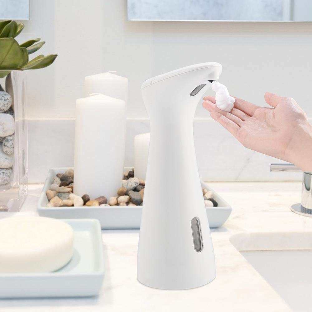 Lotion Dispenser, Automatic Dispenser, Touchless Dispenser, 200ml Touchless Sensor Foam Lotion Dispenser Pump Bottle IP66 Waterproof for Kitchen Bathroom