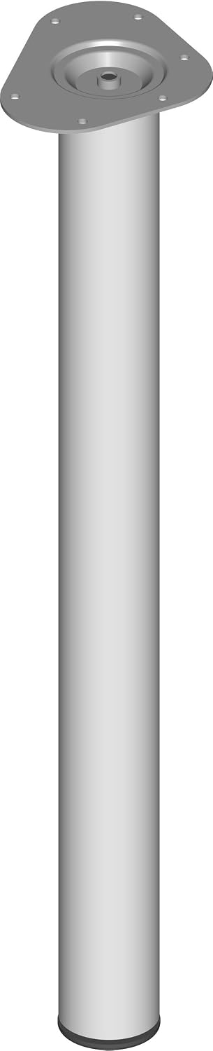 70% Off Everything Element System Steel Pipe Feet Round Set of 4 Table Legs, Furniture Feet Including Screw-On Plate, 11102-00037
