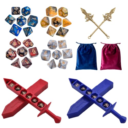 DND Dice Advent Calendar 2026, 24 Days Halloween Christmas Countdown Calendar, Surprise D&D Gifts for Gamer, Adults Teens & Kids, DND Dice Set for Dungeons and Dragons RPG, MTG, Role Playing Table Game