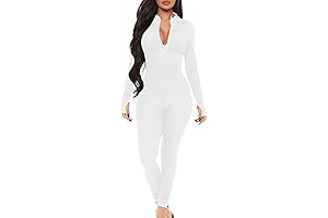 Women's Sexy V Neck Long Sleeve Bodysuit