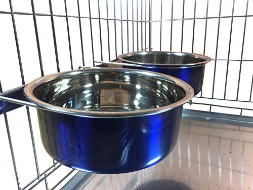 Ellie-BO Hunde-Schalen für Transporter, Käfige oder Zwinger, 1 Paar