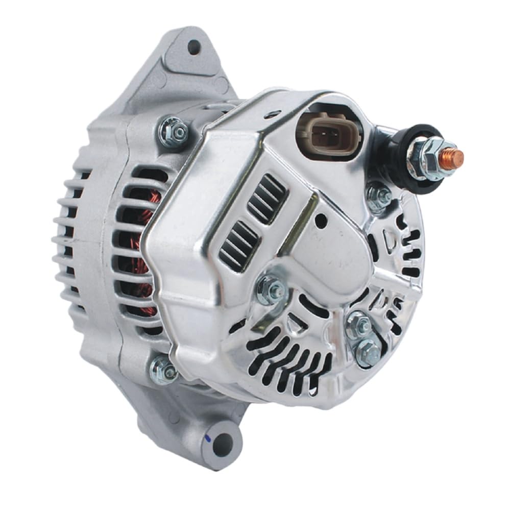 Alternador ATG19942 compatible con retroexcavadora Case 580M Serie III y 445T M3 - Reemplaza RE509080, 84254289, 84416587