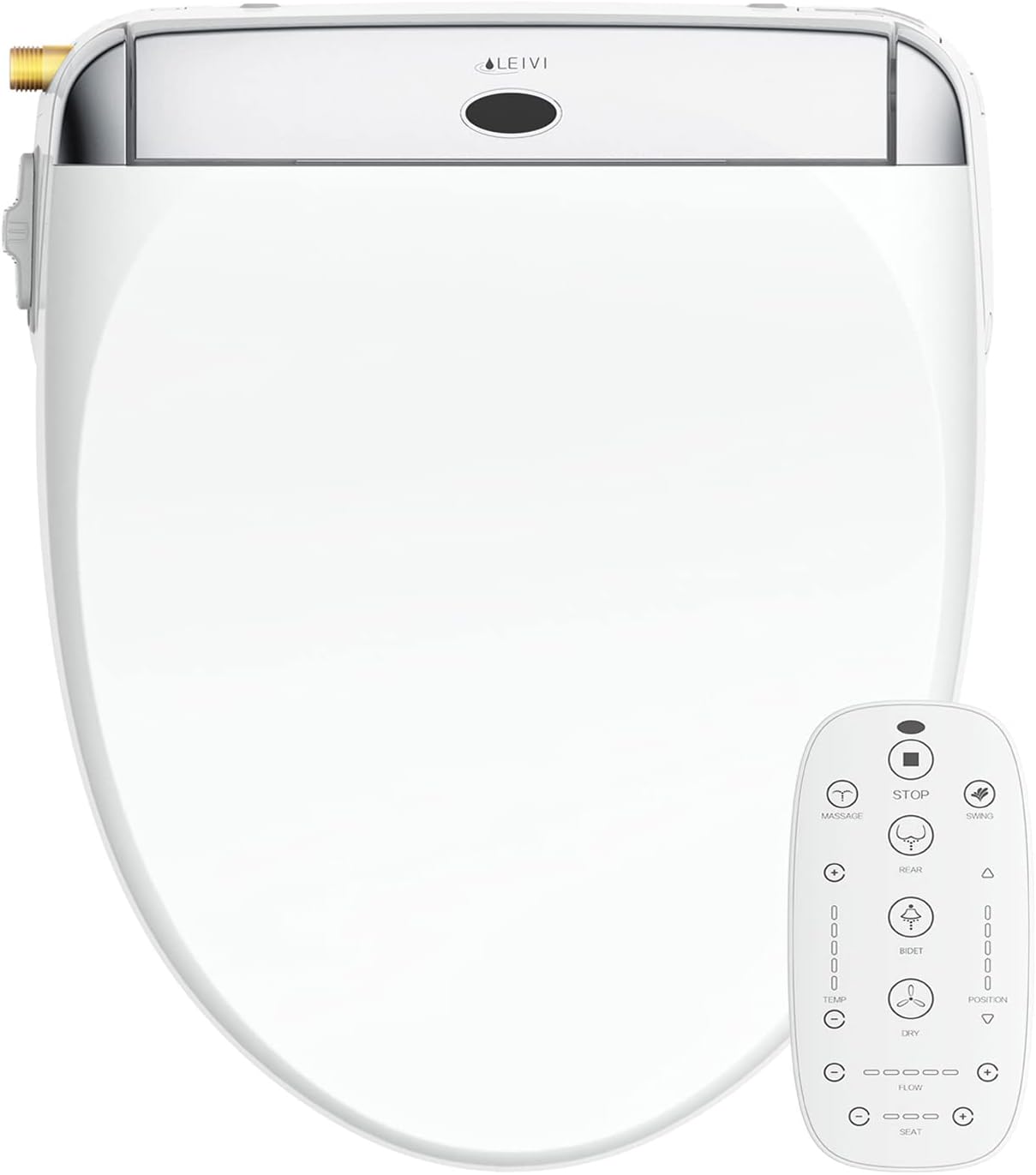 LEIVI Electric Bidet Smart Toilet Seat with Dual Control Mode