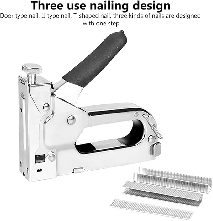 Image of Staple Gun -Upgrade 3 in 1 Upholstery Hand Stapler with 600 PCS Staples for Home Decor,Furniture Staple
