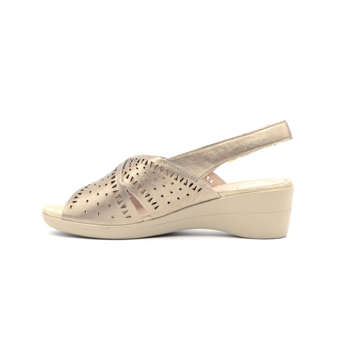 Stonefly Sandalo Donna 217464 in Pelle Metal Una Calzatura Adatta per Tutte Le Occasioni. Primavera-Estate 2022 EU 39