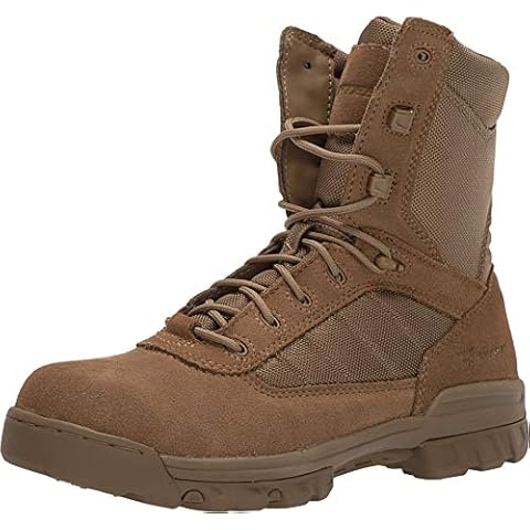 Bates Men's 8" Ultralite Tactical Sport Side Zip Military Boot, Coyote, 10 Cover