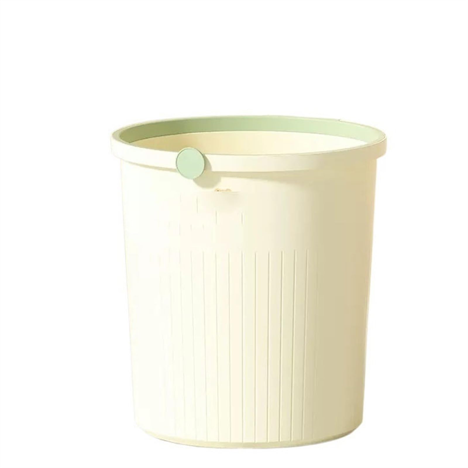 Cestino Cestino for La Carta del Dormitorio Dell'ufficio Domestico bidoni della Spazzatura da Cucina(Bianco,Grande)
