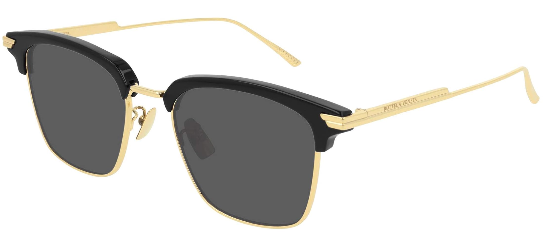 Amazon | Bottega Veneta BV1007SK 男性 サングラス GOLD BLACK