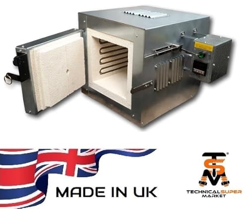 Horno de mufla eléctrico de 1100°C con cámara de 11,5 litros cúbicos y controlador P.I.D (sin tiempo) estándar fácil de usar - imagen 3