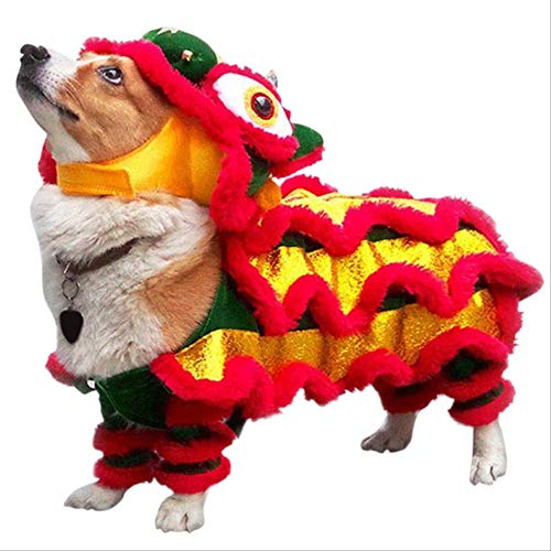 KIFFAY Ropa Divertida para Perros De Halloween, Disfraz Chino para Mascotas De...