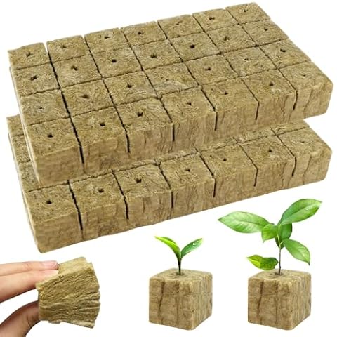 Hydroponiczna wełna skalna bloki kostki uprawa bezglebowa 56 szt. 4x4x4cm