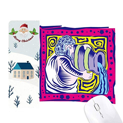 Tapis de souris gravure Verseau un cadeau de Noël idéal pour décorer la maison