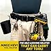 MAGGHEVI Tool Holster - Self Locking Multi Tool Holder - Improve The Way You Carry Your Power Drill, Driver, Multitool, Pneumatic, Multi-Tool and More on Your Belt