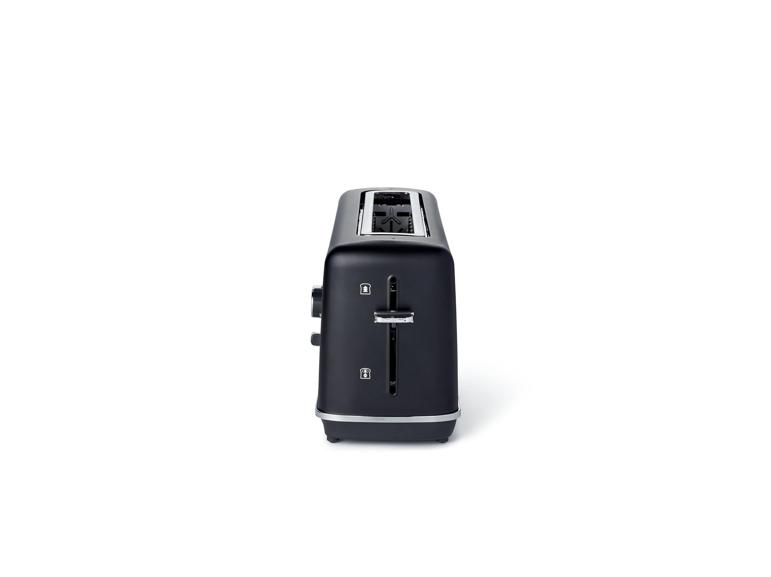 riviera&bar Grille-Pain Expert Inox - 1010W, 5 Programmes, 7 Niveaux de Brunissement, Fente Extra-Longue 26 cm - Fonctions Dorage, Réchauffage, Vision, Sécurité Optimale - Noir