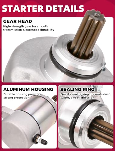 image for OLIFANT Starter Motor for Honda Rancher 350 TRX350FE TRX350FM TRX350TE
