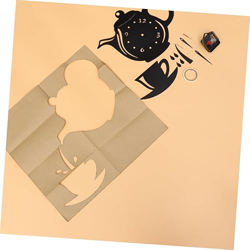 Miniatura 9 de Unomor 3pcs Wall Clock Digital Reloj De Pared Digital Home Art Decor Wall Clock Wall Clocks Digital Ash Trays with Lids Digital Wall Clocks