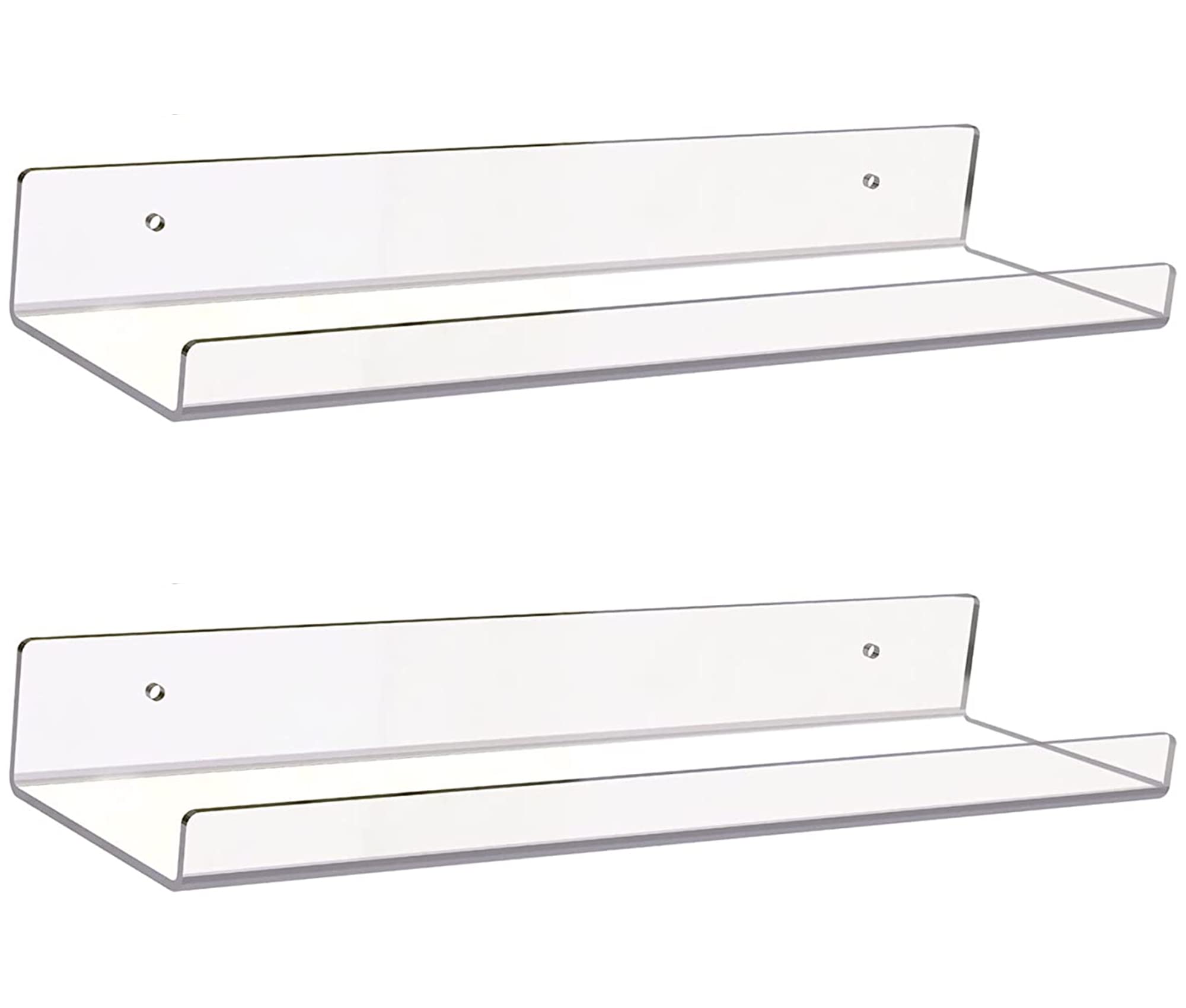Parikshit Sublimation 2 pcs Wall Shelf for Kids Living Room Bedroom Books Kitchen Invisible Bookshelf décor organizor Rack Stand 15 inch-image-22