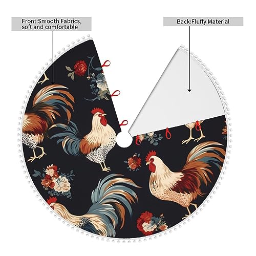 Jupe de sapin de Noël imperméable anti-tache pour déco de ferme - 5