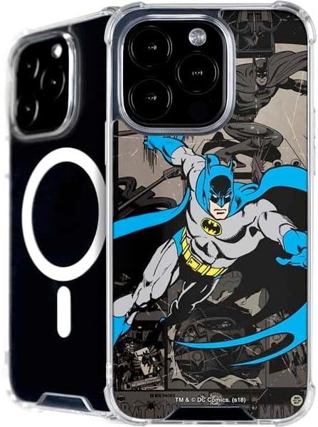 Skinit Phone Case Compatible with MagSafe iPhone 16 Pro Max - Officially Licensed DC Comics Batman Classic Art Design