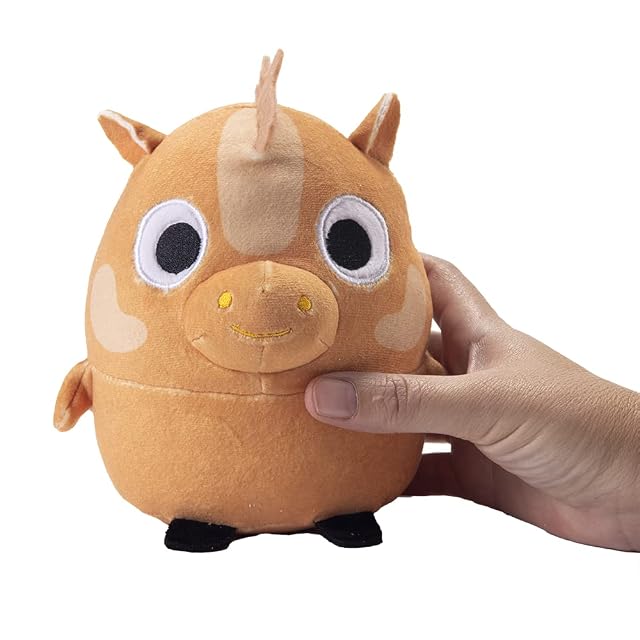 BANDAI - La Granja De Zenón: Peluche Musical Bola, Caballo Percherón, AR80033