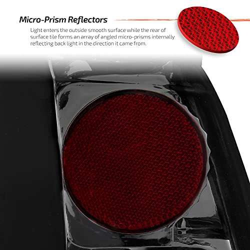 Akkon - For C/K 10 Sierra Jimmy Blazer Suburban Yukon Tahoe Escalade Denali Smoke Tail Light Signal Brake Lamps #TOP4