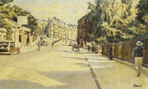 Affiche toile London Street Bath Walter Richard Sickert tableau décoration 60x90cm