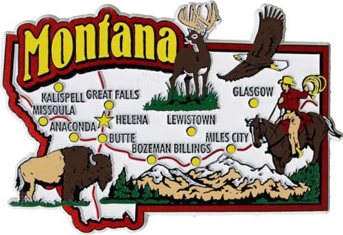 Imán Decorativo Montana 4 in x 2.5 in miniatura 1