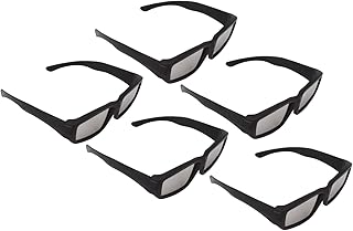 Óculos de Eclipse Solar, Persianas Seguras para Visualização Direta do Sol, Clipe Seguro de Plástico para Observadores de Eclipse Solar, óculos de Visualização de Eclipse