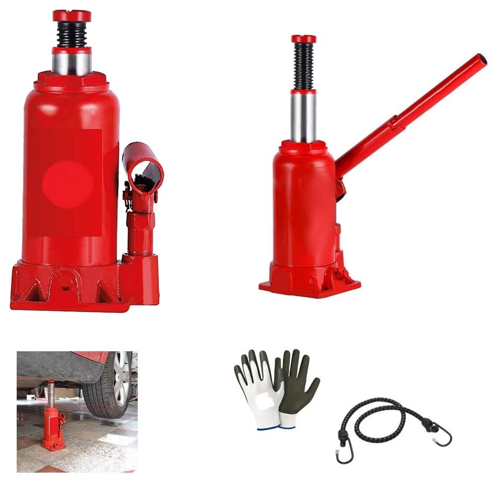 COMPATIBILE CON DR DR ZERO CRIC IDRAULICO A BOTTIGLIA DA 3 TONNELLATE PER AUTO VEICOLI CRIK IN METALLO CON MARTINETTO PER SOLLEVAMENTO GOMME PNEUMATICI ALTEZZA DA 17 A 33CM