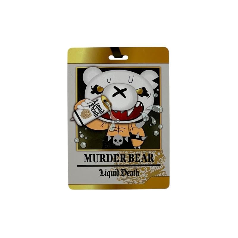 Amazon.com: Deddy Bears X Liquid Death Murder Bear | Plush Toy