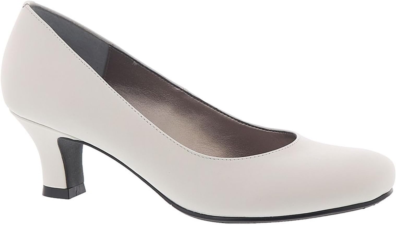 Women’s Flatter Low Heel Leather Dress Pump