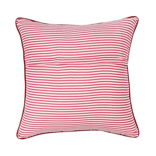 Image of Pink Cushion Covers 16x16 inch Set of 5 Animal Theme Printed Cotton Decorative Cushion Covers 40 cm x 40 cm Pack of 5