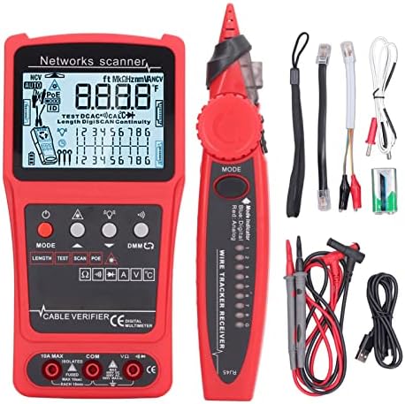 Network Cable Tester LCD Digital Network Cable Tester with Multimeter ...