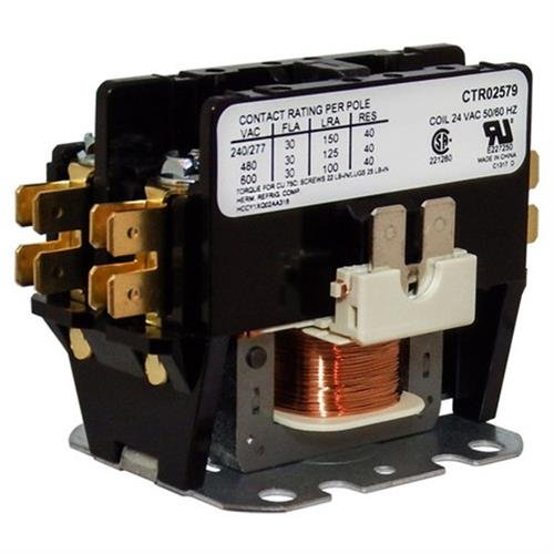 Replacement For Trane Single Pole / 1 Pole 30 Amp 24 Volt Coil Condenser Contactor Ctr02579 #TOP1