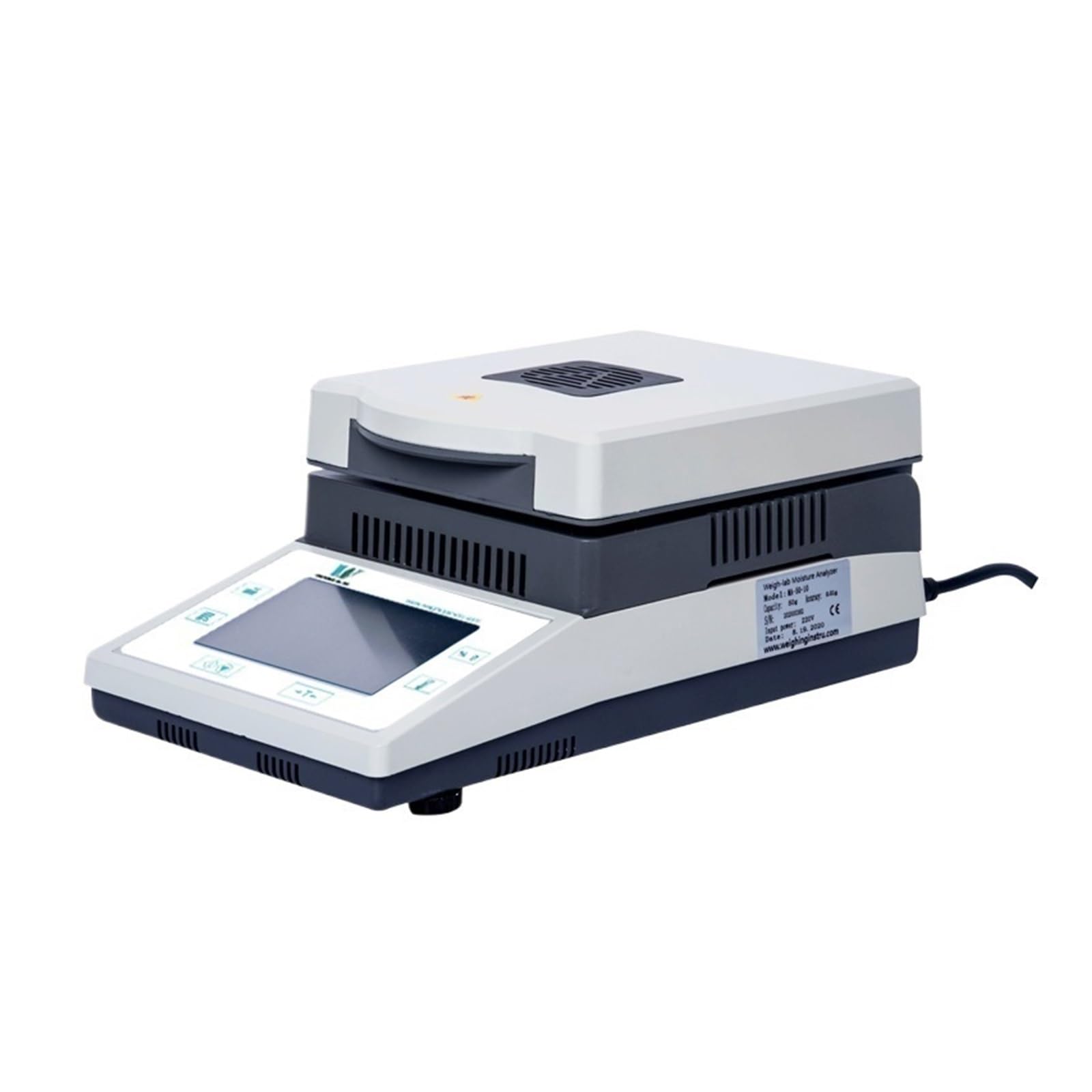 Feuchtigkeitsmesser, 110 g 0,05%,01,1 Touchsn Desktop Getreide Professioneller Feuchtigkeitsmesser Tester Feuchtigkeitsmessgerät 50(MA-50-10)