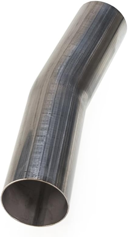 Squirrelly 3" Inch Stainless Steel Mandrel 15 Degree Bends Angles Custom Exhaust Pipe and Turbo Fabrication Gauge Pack of 2