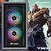 STGAubron Gaming PC Computer Desktop, Intel Core i5 up to 3.6G, Radeon RX 560 4G, 16G RAM, 512G SSD, WiFi 6, BT 5.0, RGB Fan x 3, Windows 11 Home