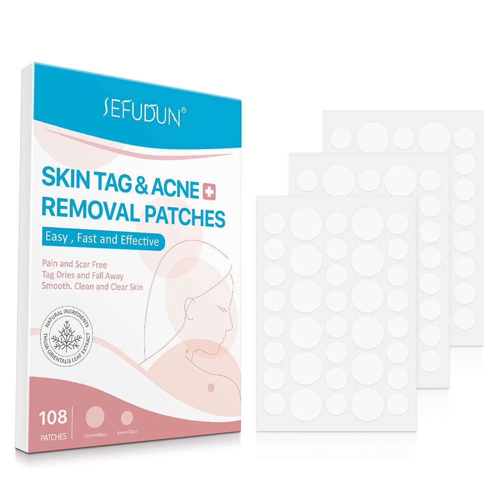 Sponsored Ad – Remover Patches Acne,108PCS Skin Tag Blemish Remover Pimple Absorbing Cover -Infection Invisible Hydrocolloid Treatment Skin Care
