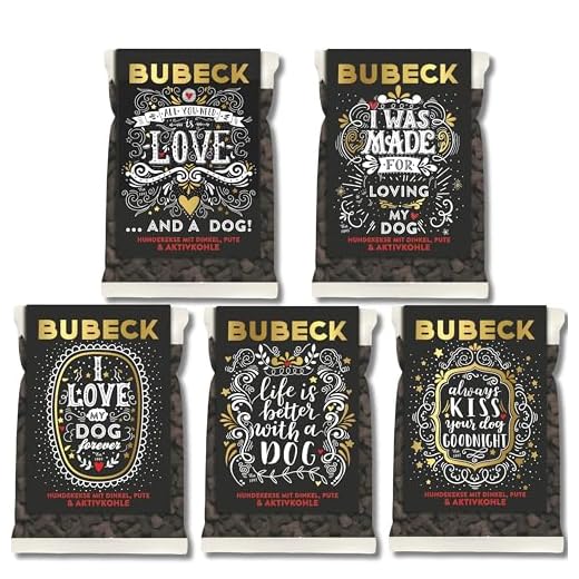 seit 1893 Bubeck Hundeleckerli weizenfrei | mit Pute, Dinkel & Aktivkohle | für futtersensible Hunde